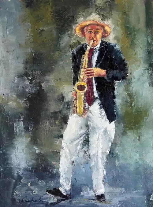 Musician Painting