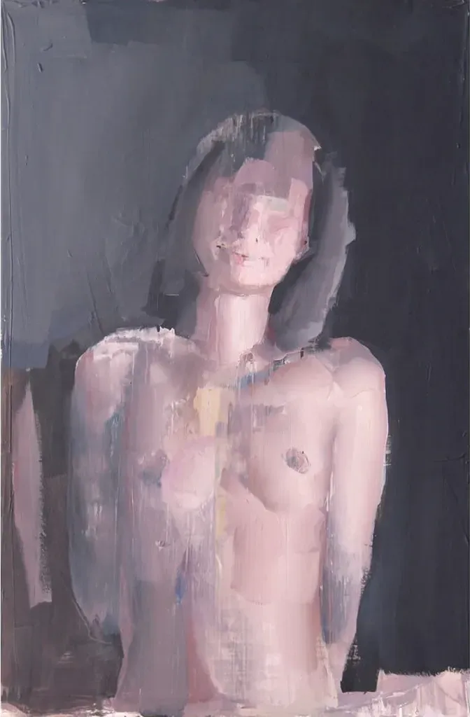 Untitled-–-Figurative-Nude-Expressionism-Oil-Painting