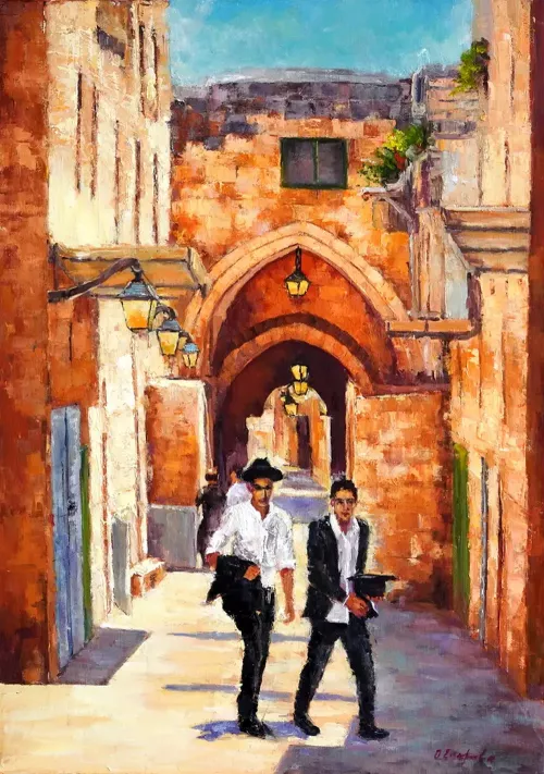 Summer Day in Jerusalem Painting
