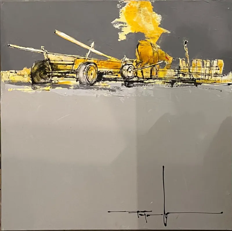 Landscape-–-Minimalist,-Contemporary-Acrylic-Painting