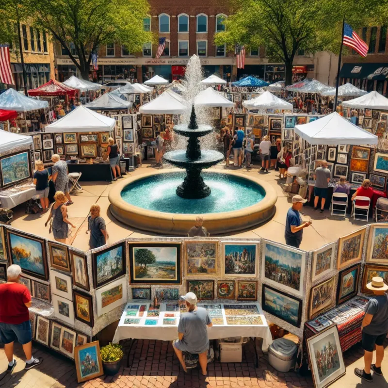Round-the-Fountain-Art-Fair