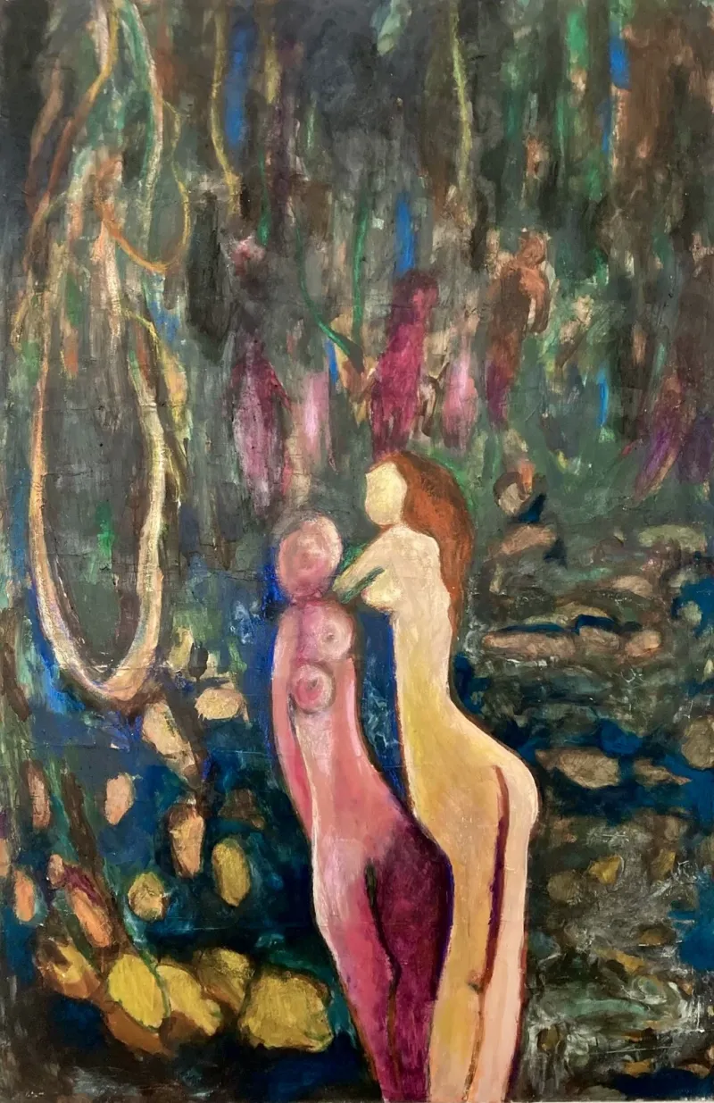 Girls-in-the-forest