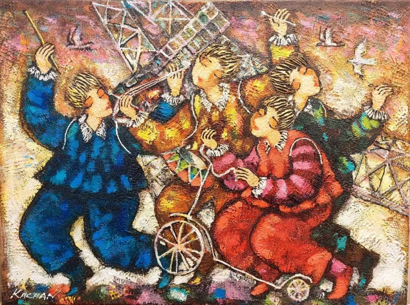 Musicians-on-wheels