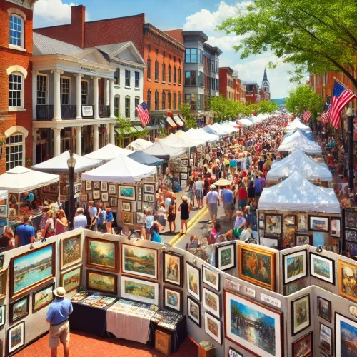 Annual-Alexandria-Old-Town-Springtime-Art-Festival