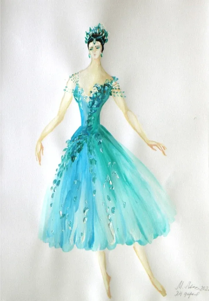 The-Emerald-costume-sketch