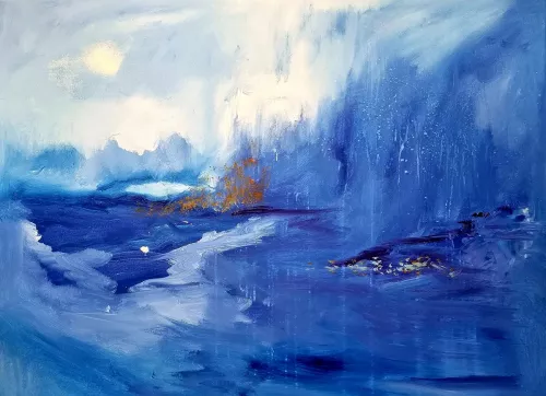Blue-M-Painting