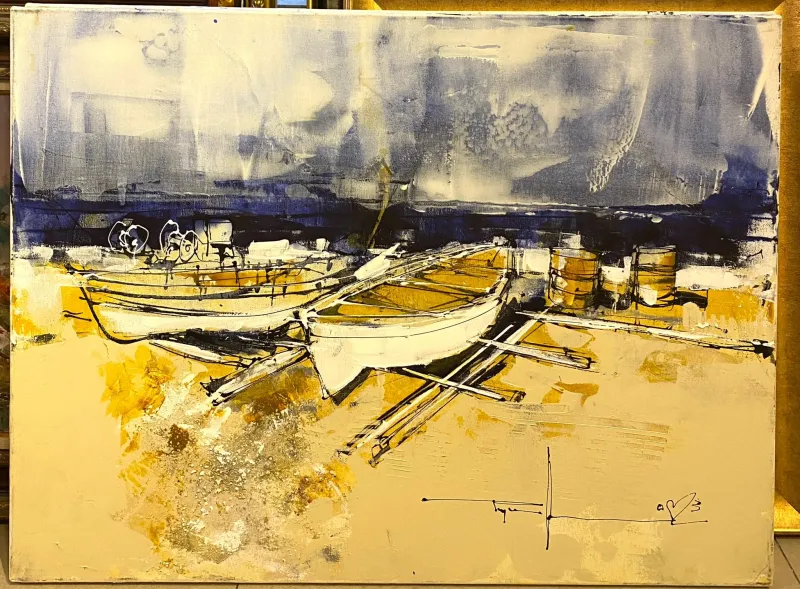 Navy with boats