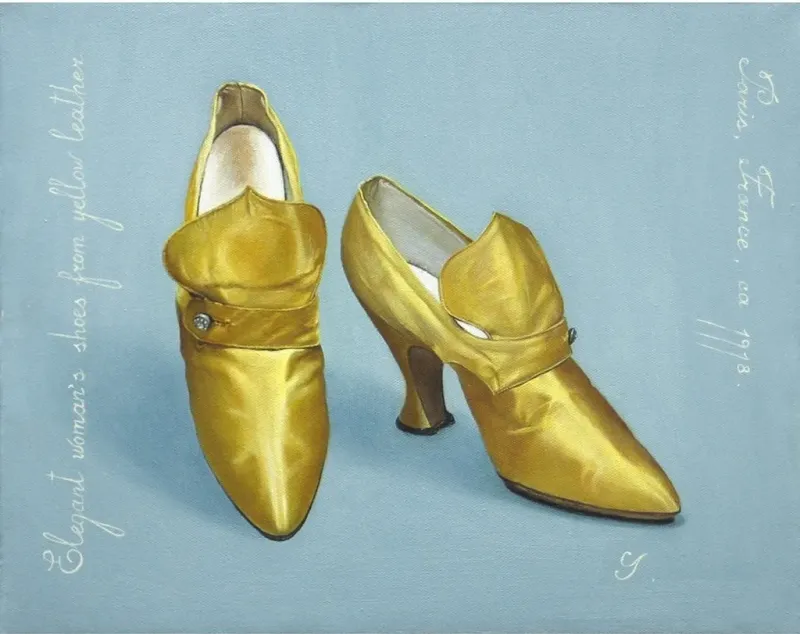 Elegant-Woman&apos;s-Shoes.-Paris.-1918