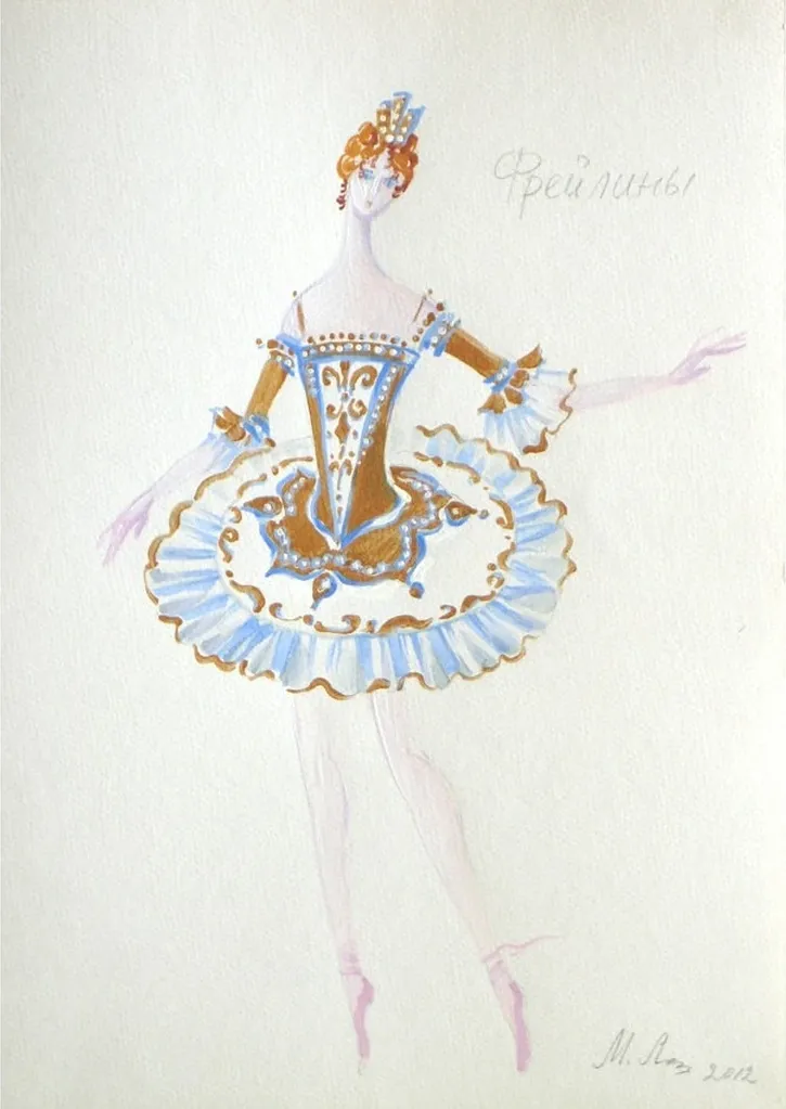The-Maid-of-honor-costume-sketch