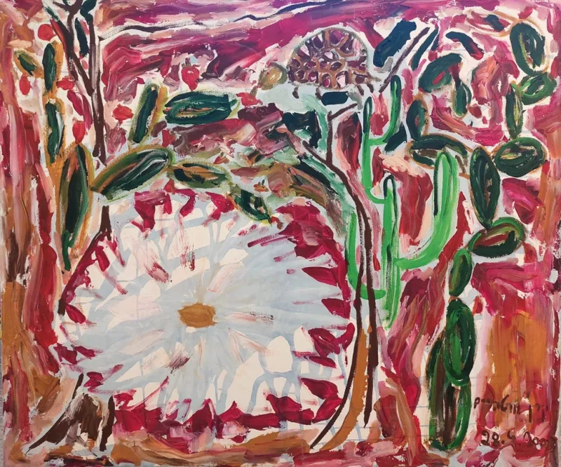 Turtle-among-the-flowers