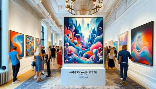 Liv-Mette-Larsen:-Milori-Blue-at-Anders-Wahlstedt-Fine-Art