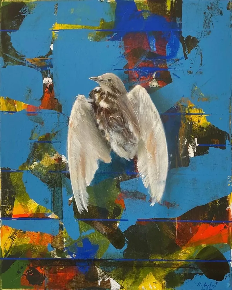 Fragment with Pigeon