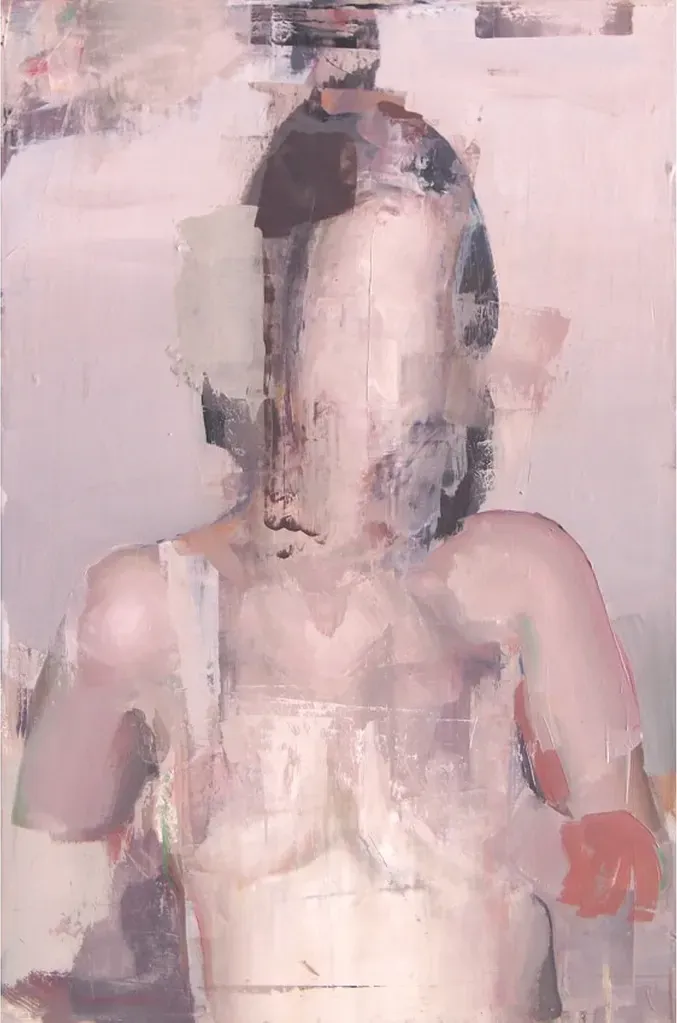 Untitled – Abstract Expressionism Portrait in Oil on Canvas