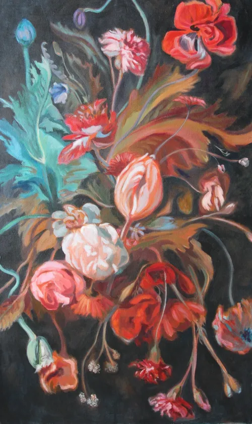 Flowers-on-black