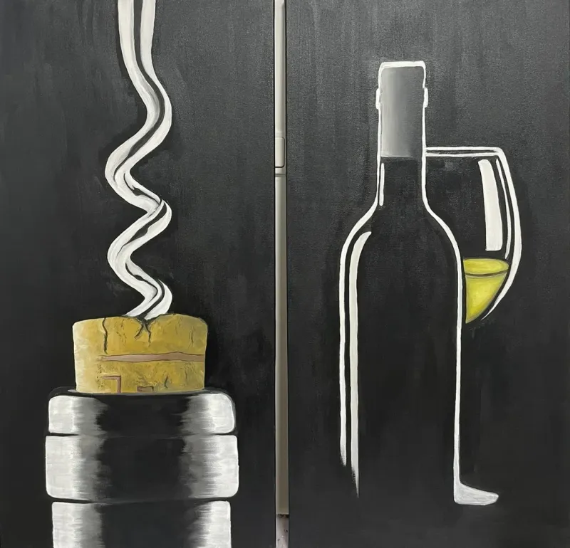 Vino-(diptych)