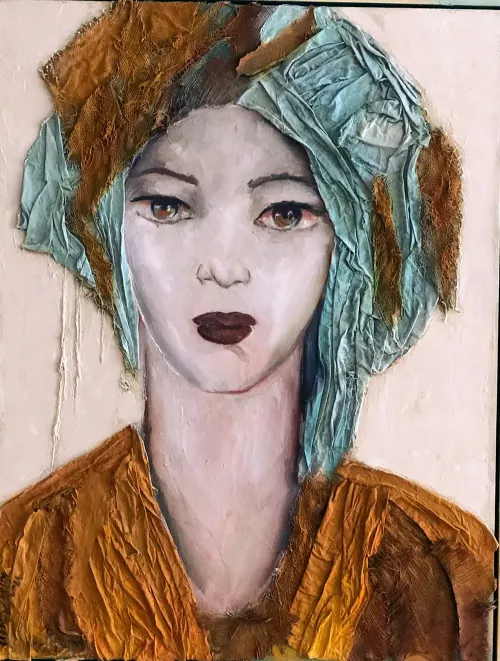 Rose des Sables 9 Painting