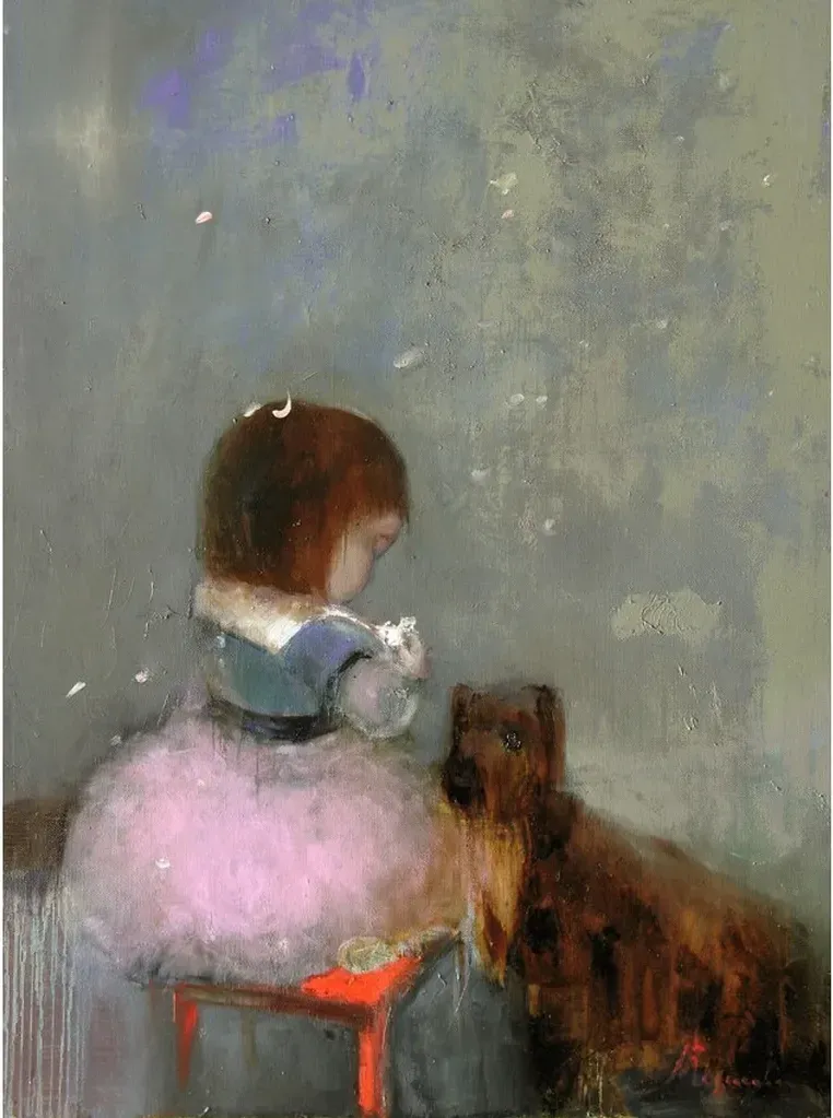 Girl-with-a-Doggie