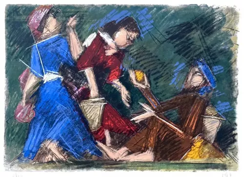 Orange-Merchant-Painting