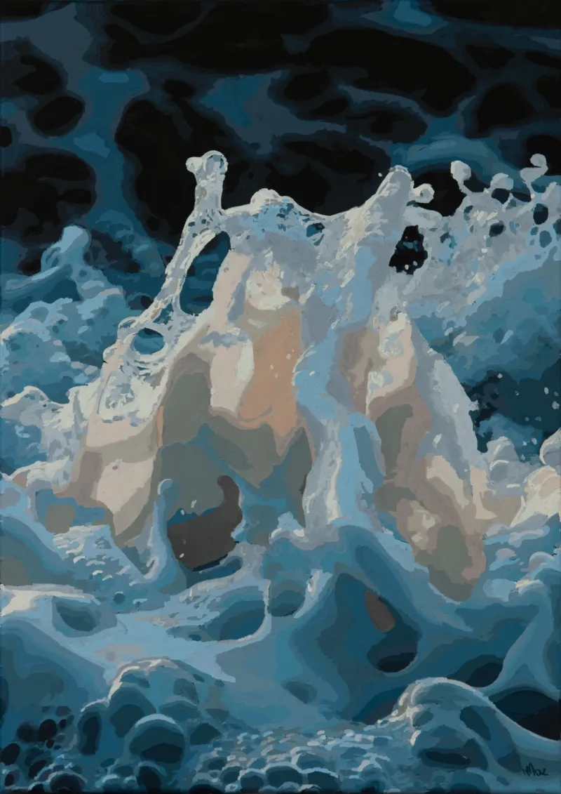 Wave-and-foam