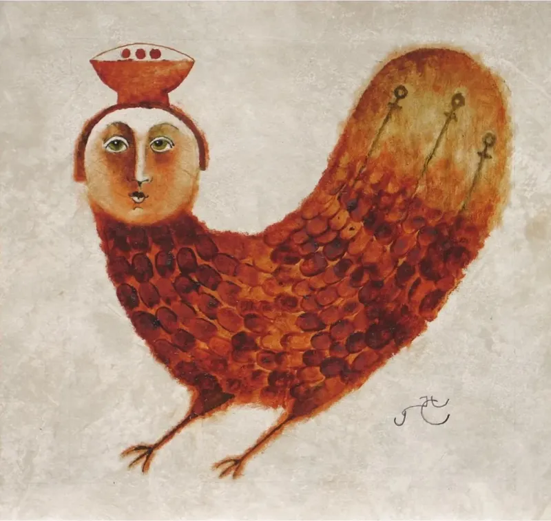 Phoenix-Painting-Gothic-Style