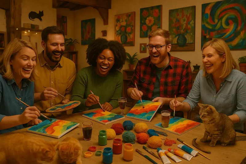 Team-Building-at-Art-Social-Club