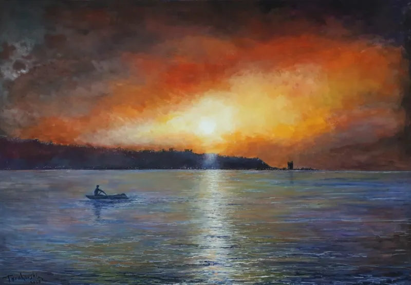 Winter-evening