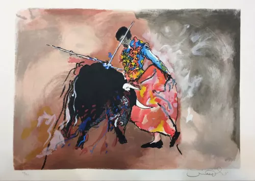 Matador-bullfighter-Painting