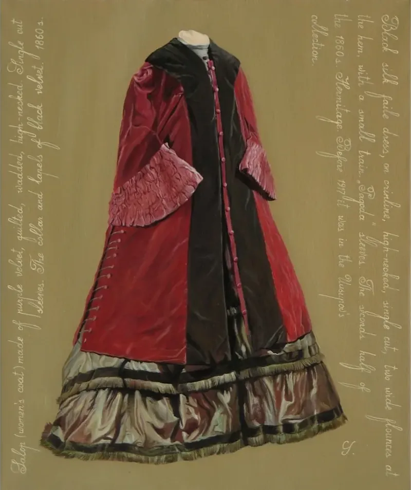 Purple-Velvet-Women&apos;s-Coat.-1860s