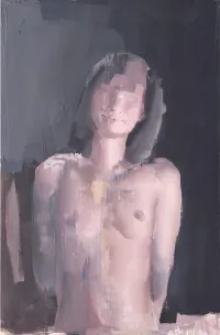 Untitled-–-Figurative-Nude-Expressionism-Oil-Painting