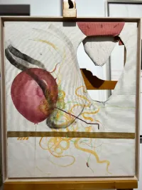 Gold,-pears,-tangles-II