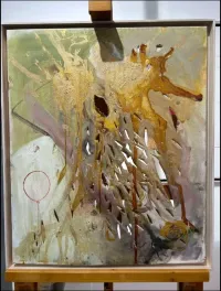 Gold,-pears,-tangles-III