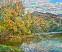 Colors of an Autumn River