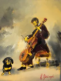 The-cellist