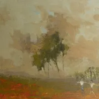 Couple-in-a-landscape-with-trees