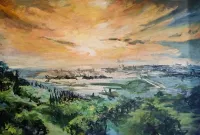 Sunrise-Over-Jerusalem-Mountains