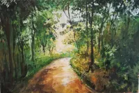A-Road-in-the-Forest