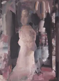 Untitled-–-Abstract-Oil-Painting-with-a-Dreamlike-Figure